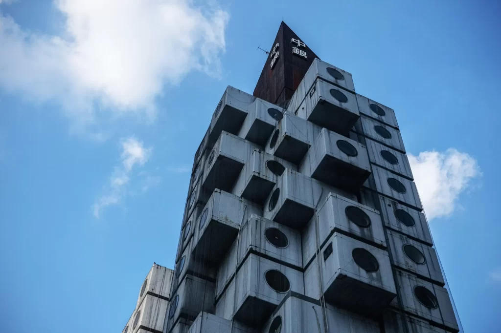 Edificio Nakagin em Tóquio, Japão