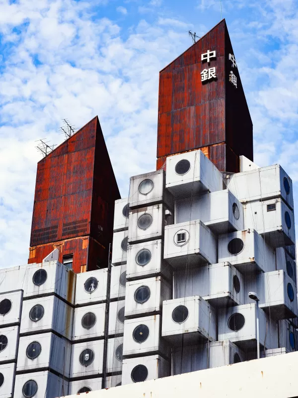 Edificio Nakagin em Tóquio, Japão